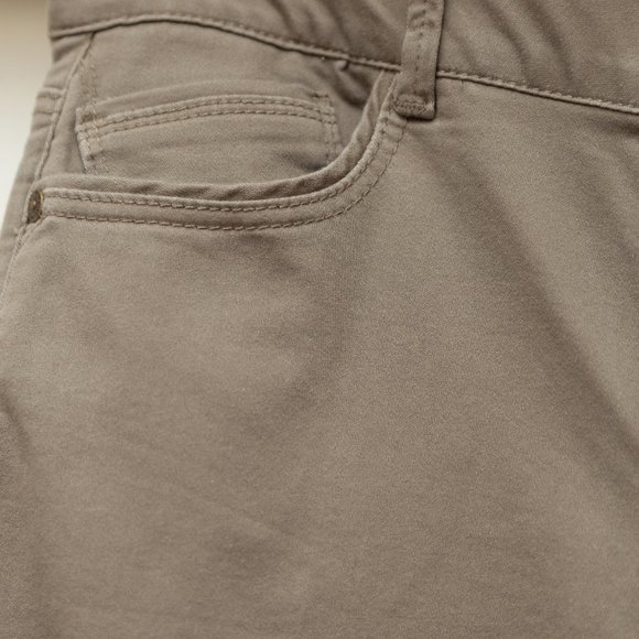 Dark Khaki Elastic Waist Pants - Picture 4 of 6